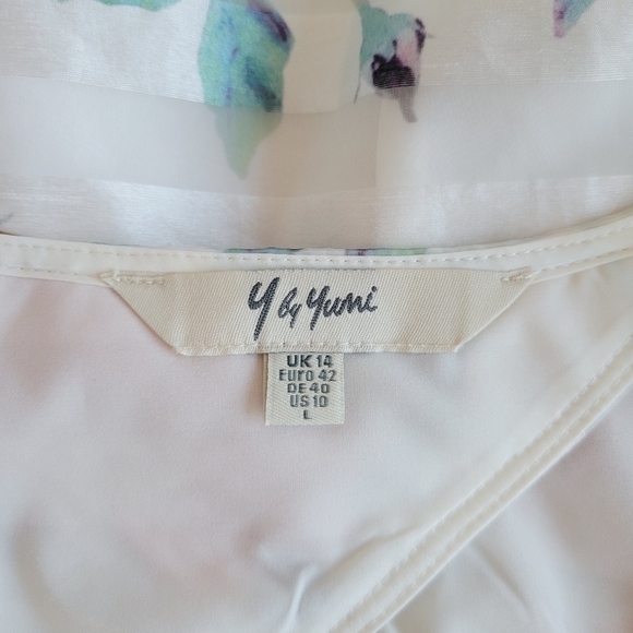 Yumi Kim White Floral Organza Dress - Picture 10 of 14